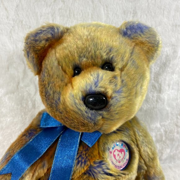 Vintage 2000 Clubby III 12" Ty Beanie Baby Buddy Bear - Picture 3 of 9
